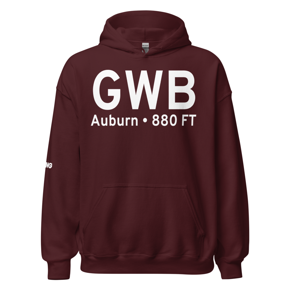 Auburn (KGWB) Airport Hoodie Sweatshirt 