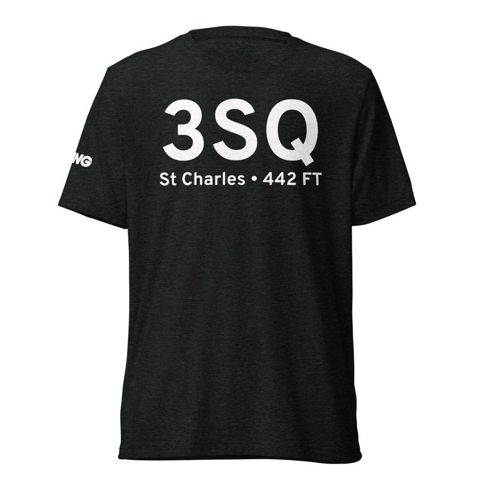 St Charles (K3SQ) Airport Tri-blend T-Shirt 