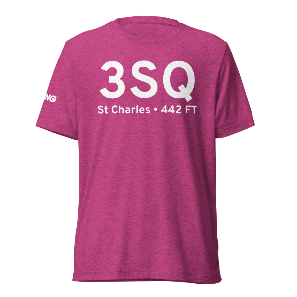 St Charles (K3SQ) Airport Tri-blend T-Shirt 