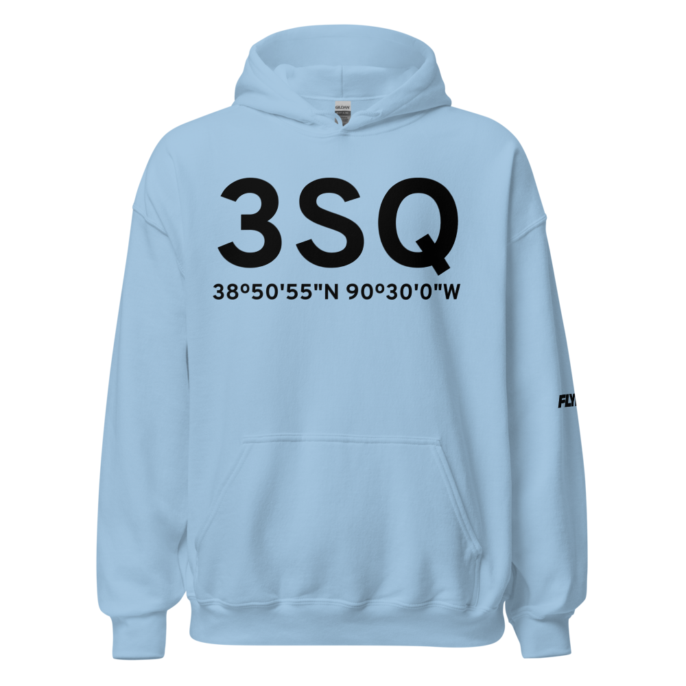 St Charles (K3SQ) Airport Hoodie Sweatshirt 