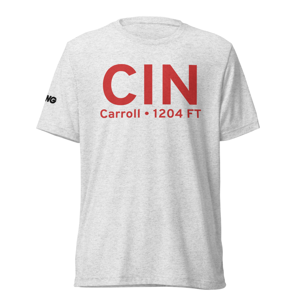 Carroll (KCIN) Airport Tri-blend T-Shirt 
