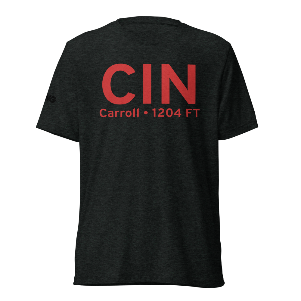 Carroll (KCIN) Airport Tri-blend T-Shirt 