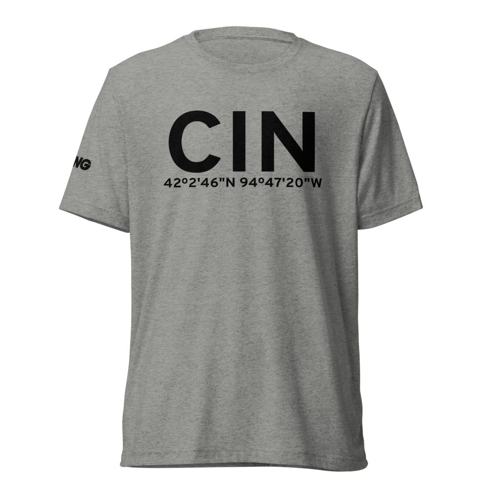 Carroll (KCIN) Airport Tri-blend T-Shirt 
