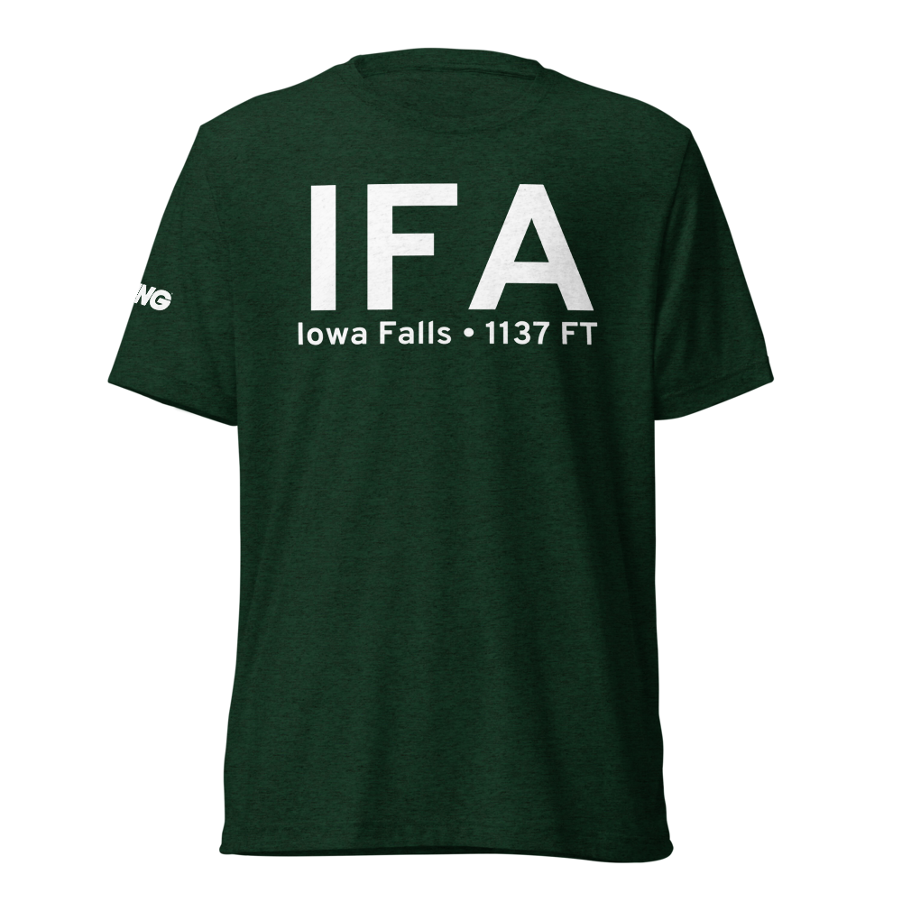 Iowa Falls (KIFA) Airport Tri-blend T-Shirt 