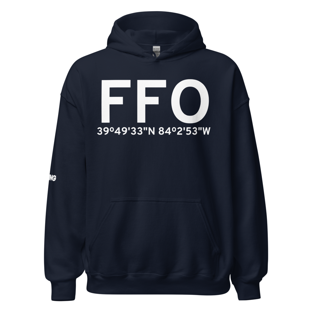 Dayton (KFFO) Airport Hoodie Sweatshirt 