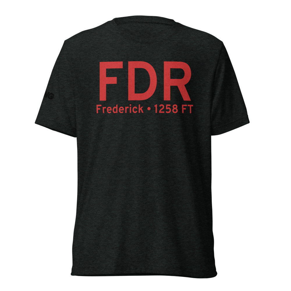 Frederick (KFDR) Airport Tri-blend T-Shirt 