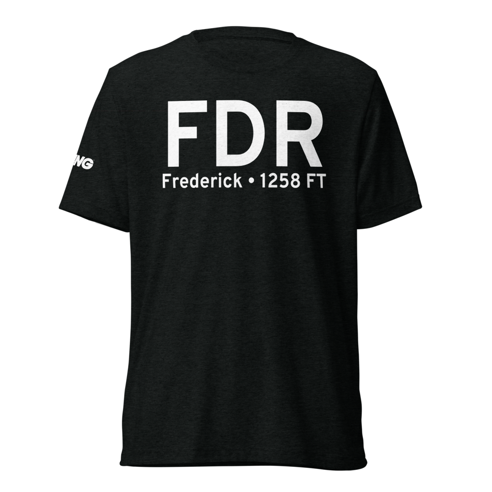Frederick (KFDR) Airport Tri-blend T-Shirt 