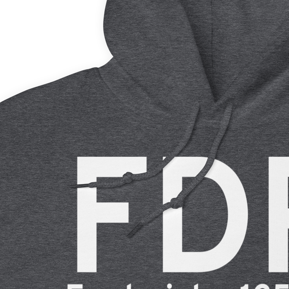 Frederick (KFDR) Airport Hoodie Sweatshirt 