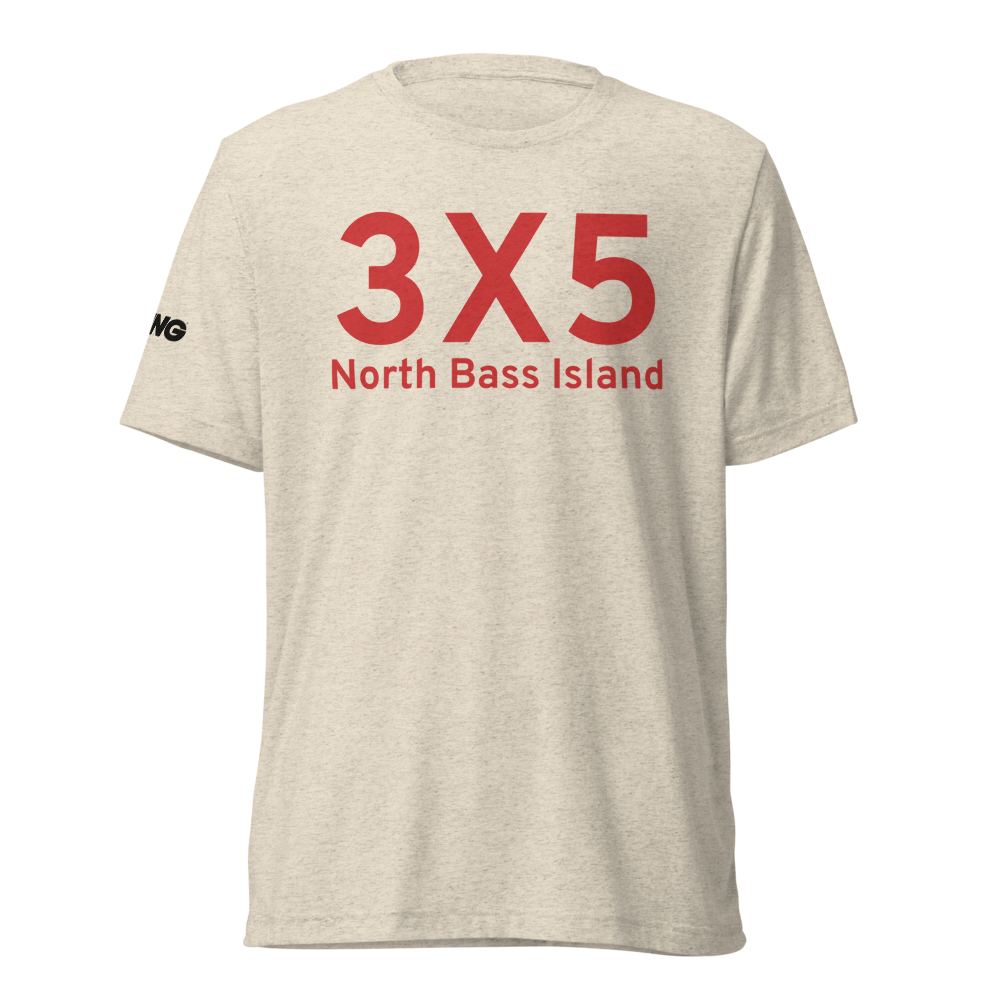 North Bass Island (3X5) Airport Tri-blend T-Shirt 