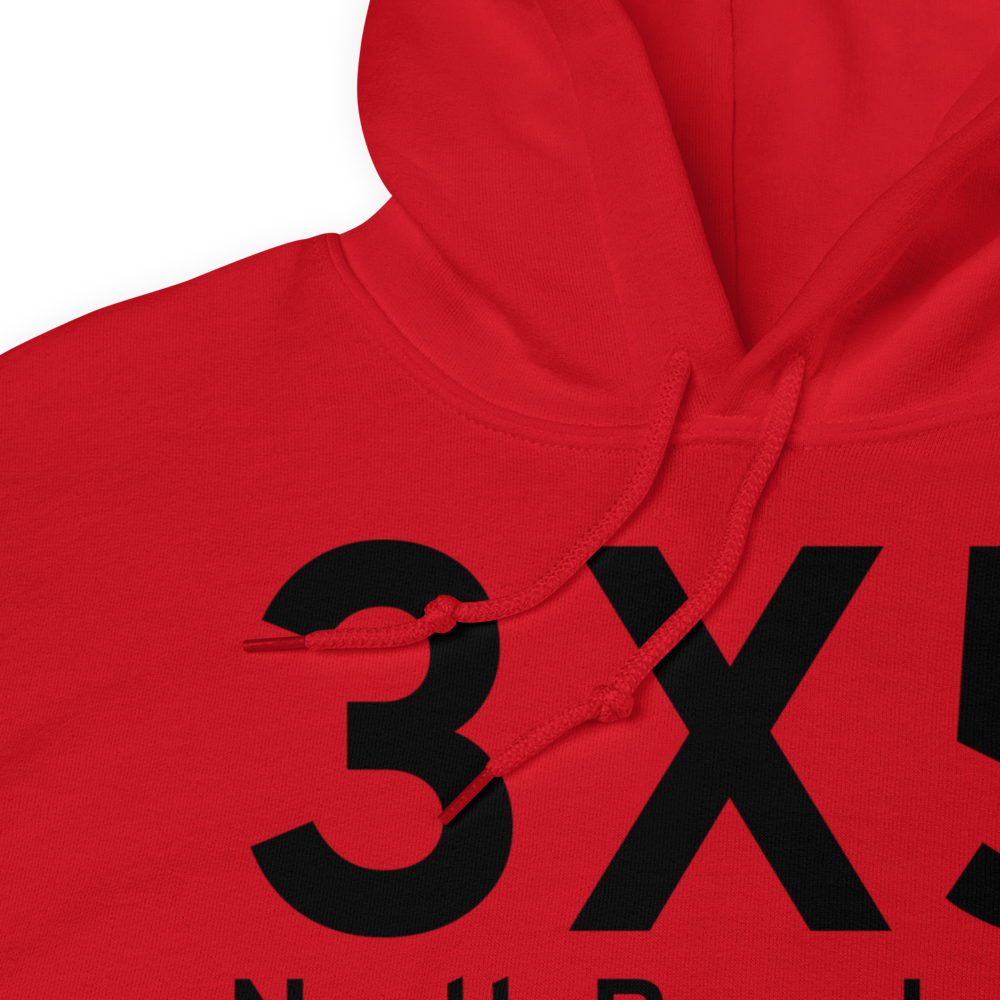 North Bass Island (3X5) Airport Hoodie Sweatshirt 