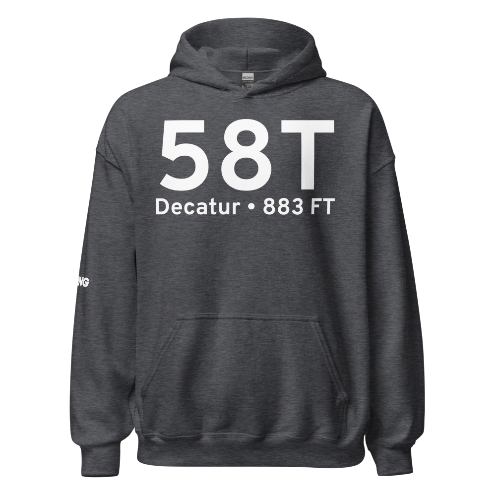 Decatur (US-58T) Airport Hoodie Sweatshirt 