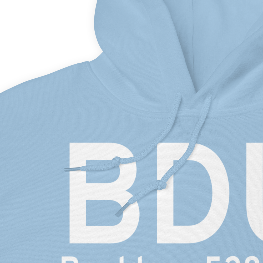 Boulder (KBDU) Airport Hoodie Sweatshirt 