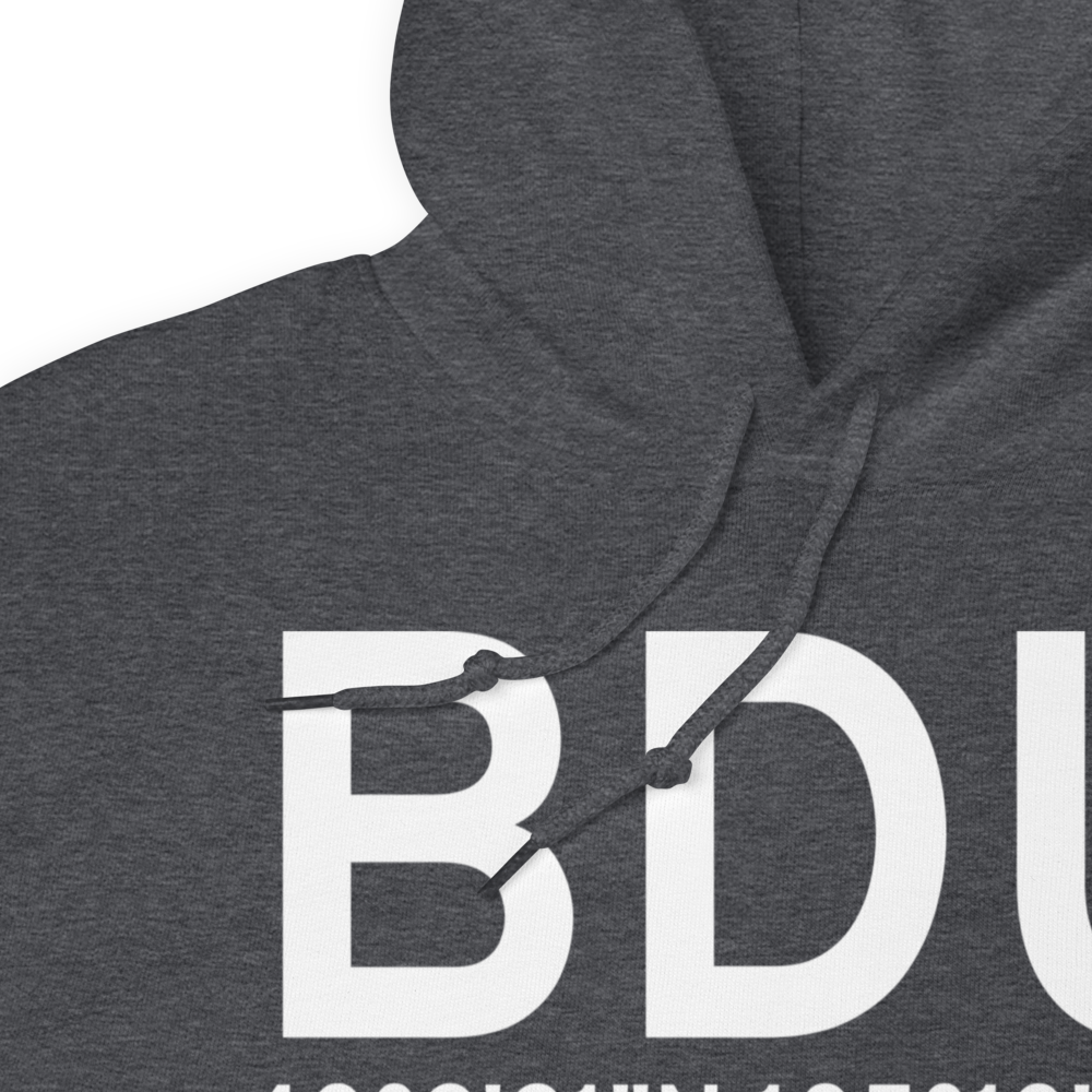 Boulder (KBDU) Airport Hoodie Sweatshirt 