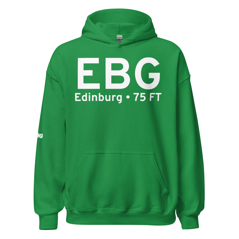 Edinburg (KEBG) Airport Hoodie Sweatshirt 