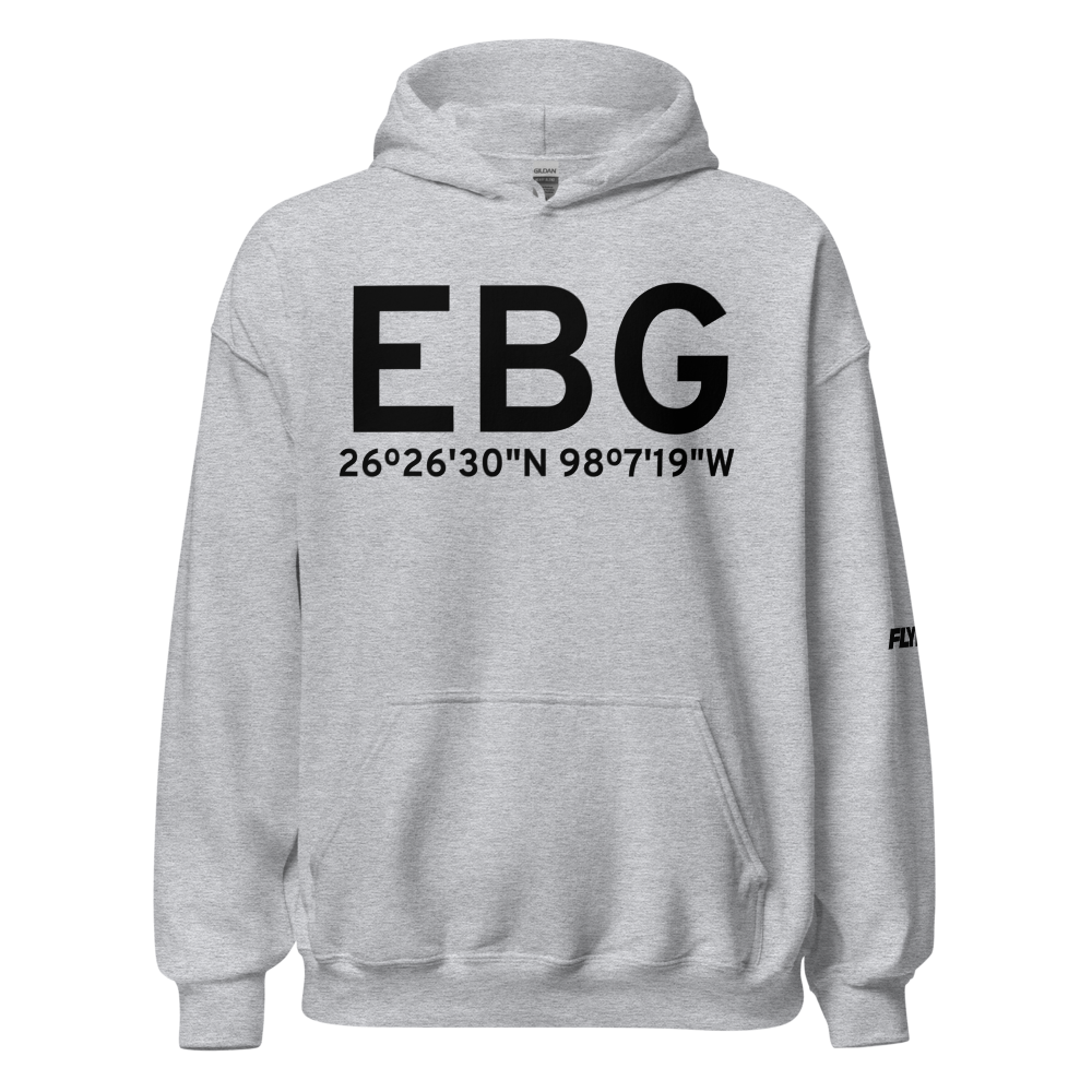 Edinburg (KEBG) Airport Hoodie Sweatshirt 
