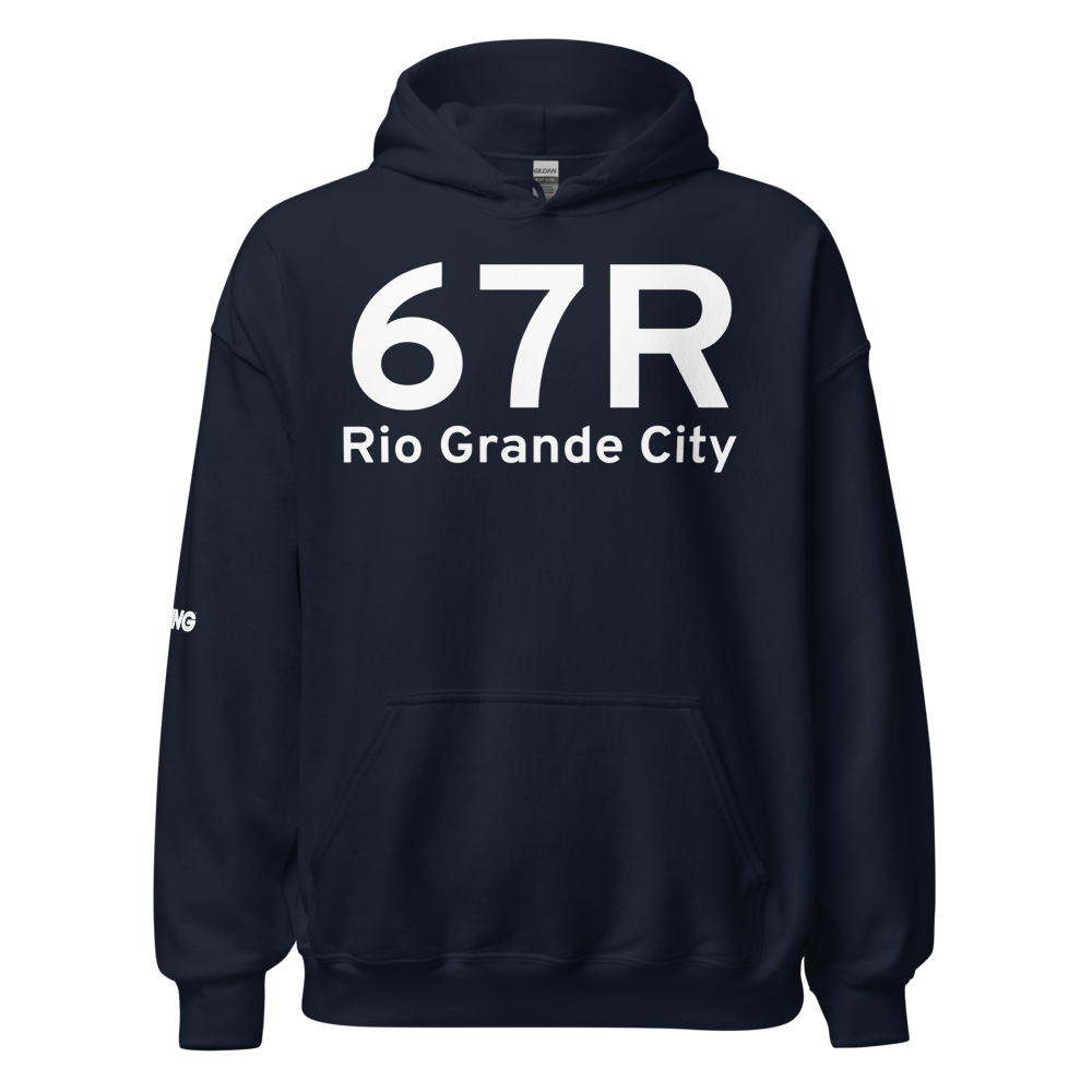 Rio Grande City (K67R) Airport Hoodie Sweatshirt 