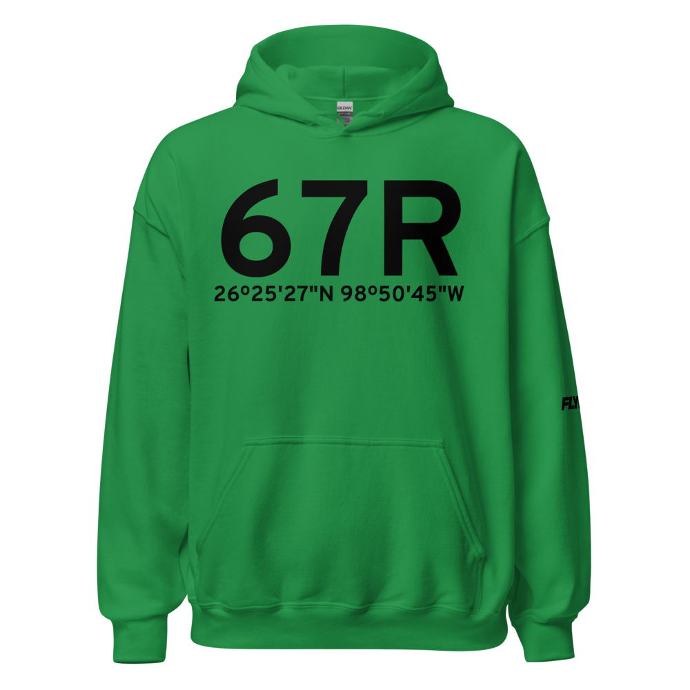Rio Grande City (K67R) Airport Hoodie Sweatshirt 