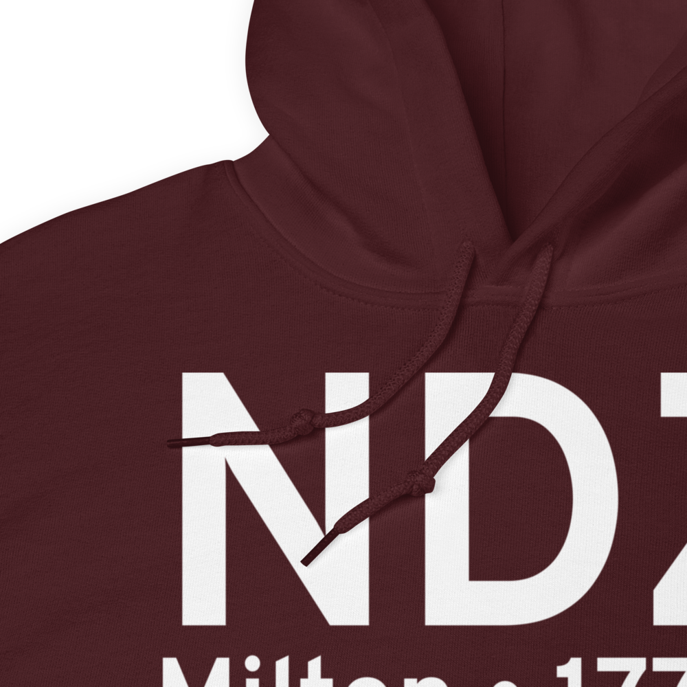 Milton (KNDZ) Airport Hoodie Sweatshirt 