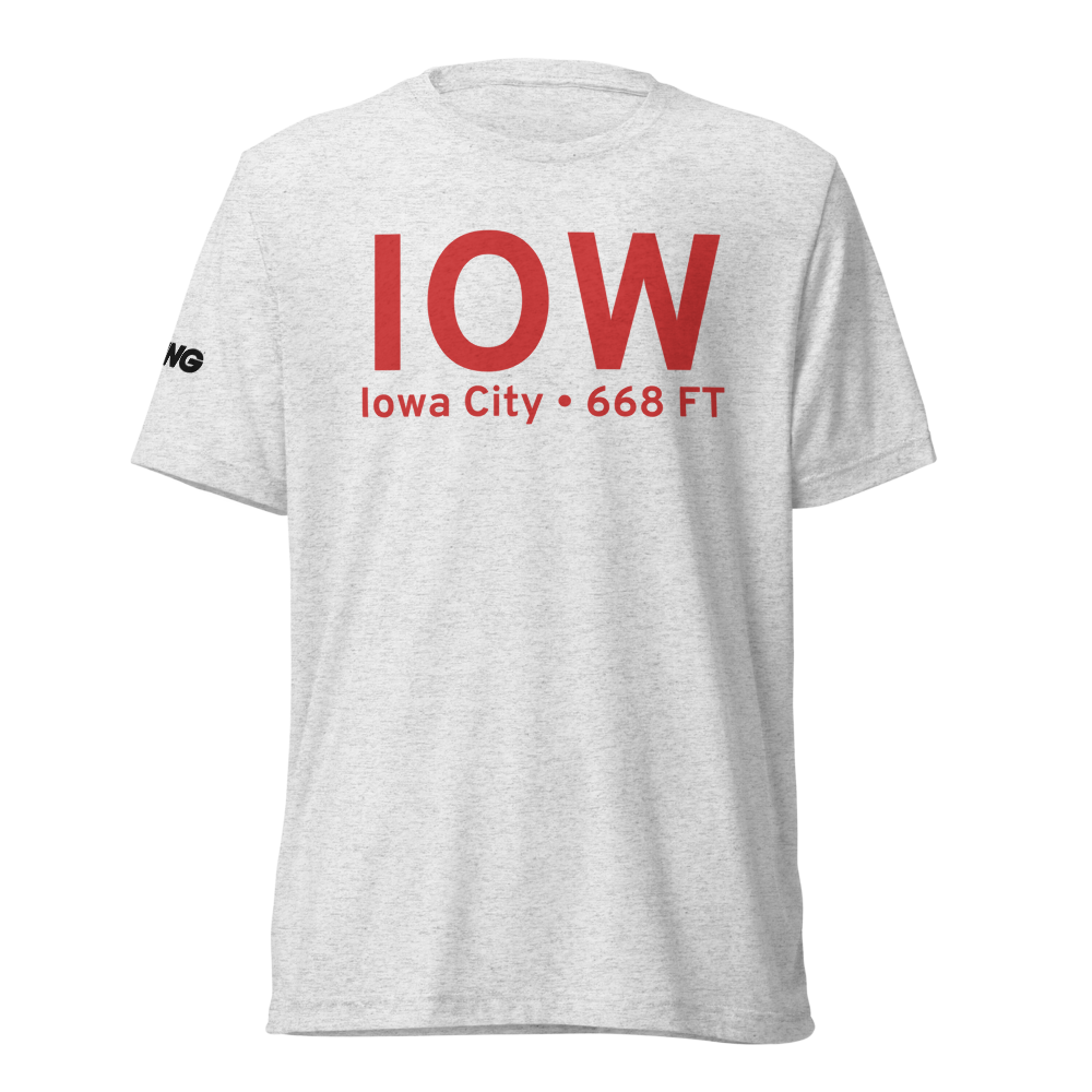 Iowa City (KIOW) Airport Tri-blend T-Shirt 