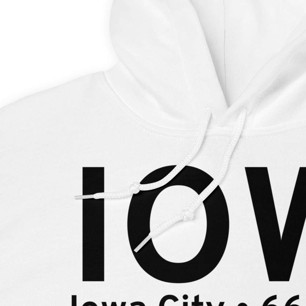 Iowa City (KIOW) Airport Hoodie Sweatshirt 