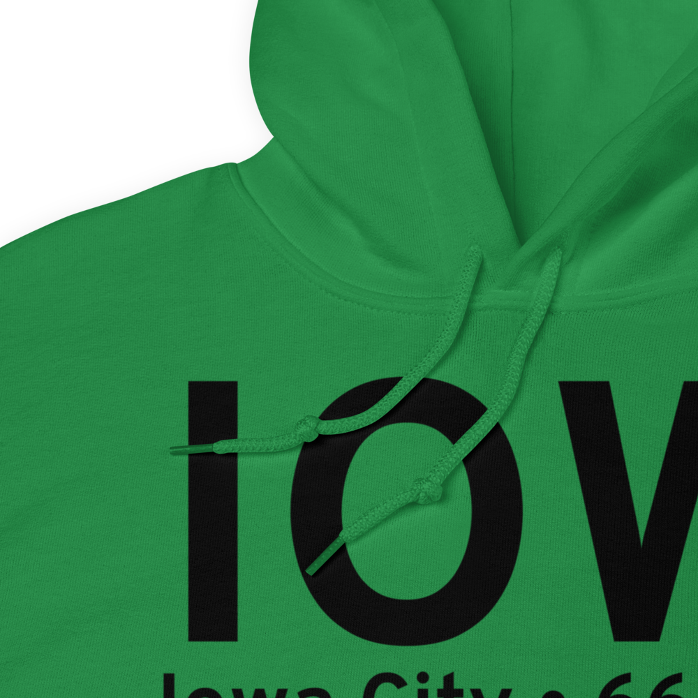 Iowa City (KIOW) Airport Hoodie Sweatshirt 