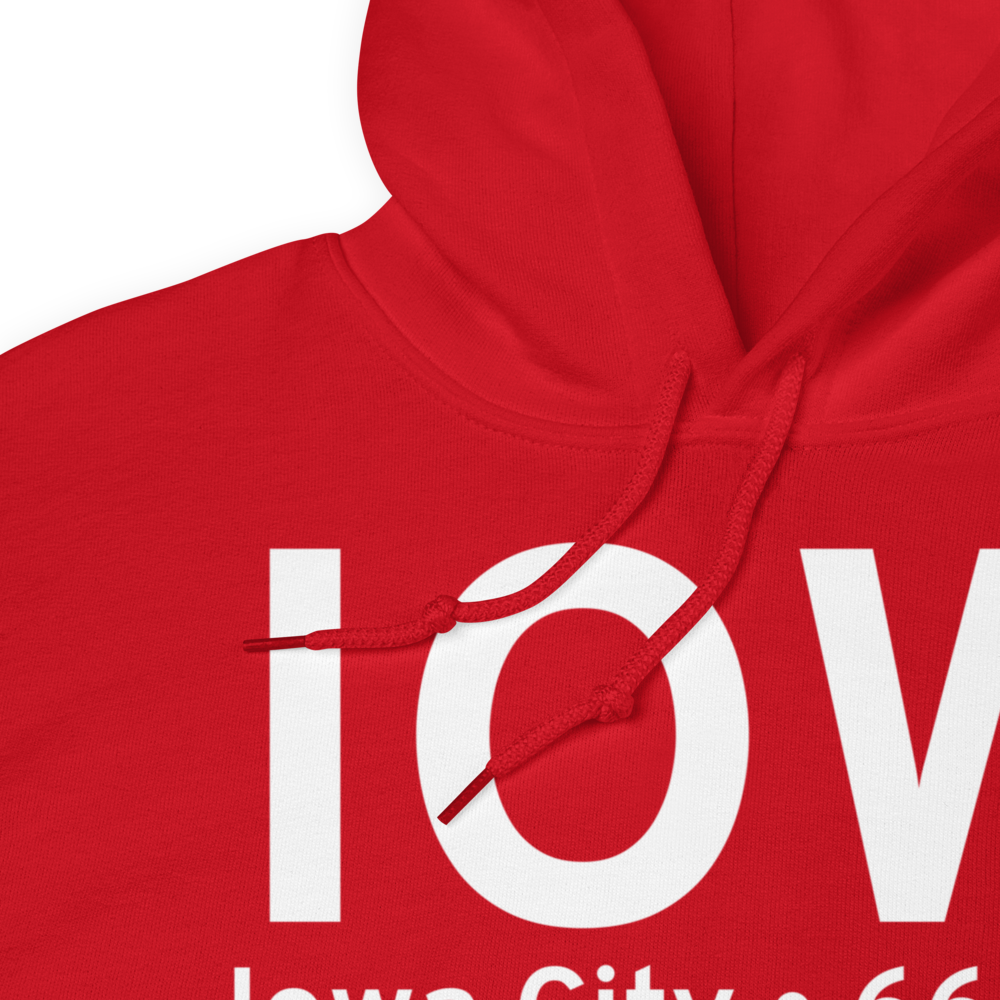 Iowa City (KIOW) Airport Hoodie Sweatshirt 