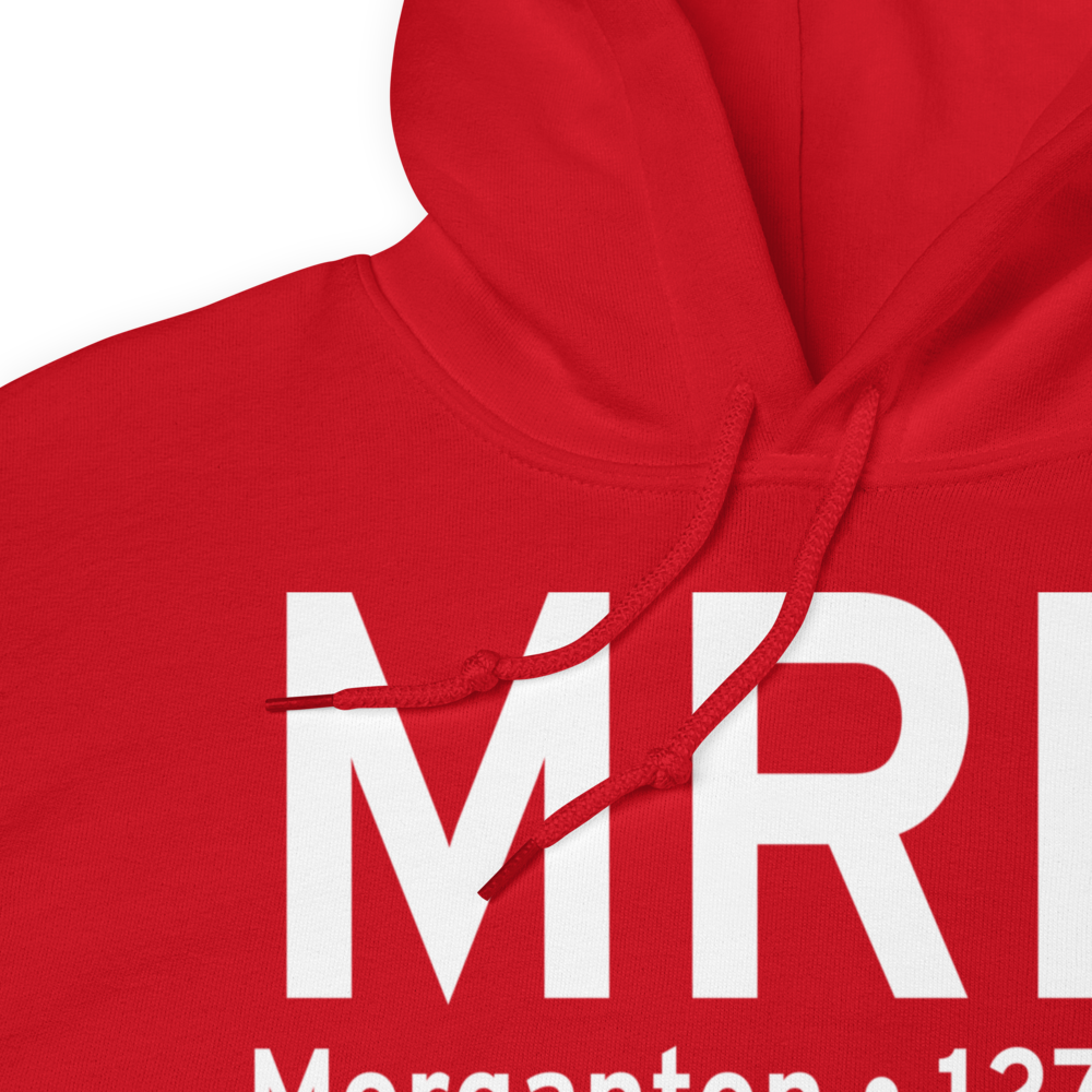 Morganton (KMRN) Airport Hoodie Sweatshirt 