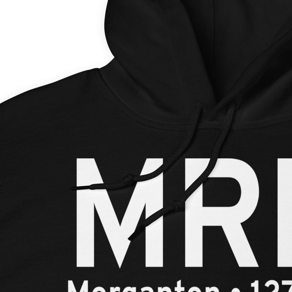 Morganton (KMRN) Airport Hoodie Sweatshirt 