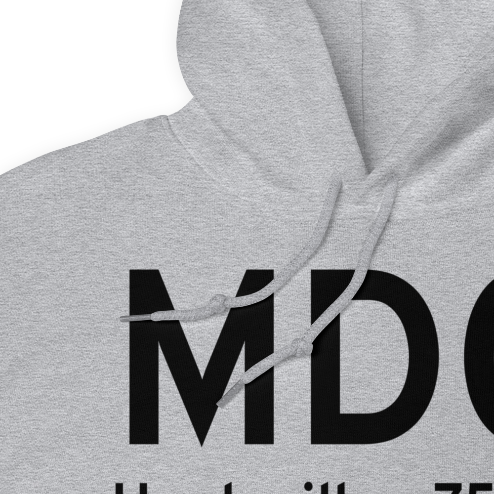 Huntsville (KMDQ) Airport Hoodie Sweatshirt 