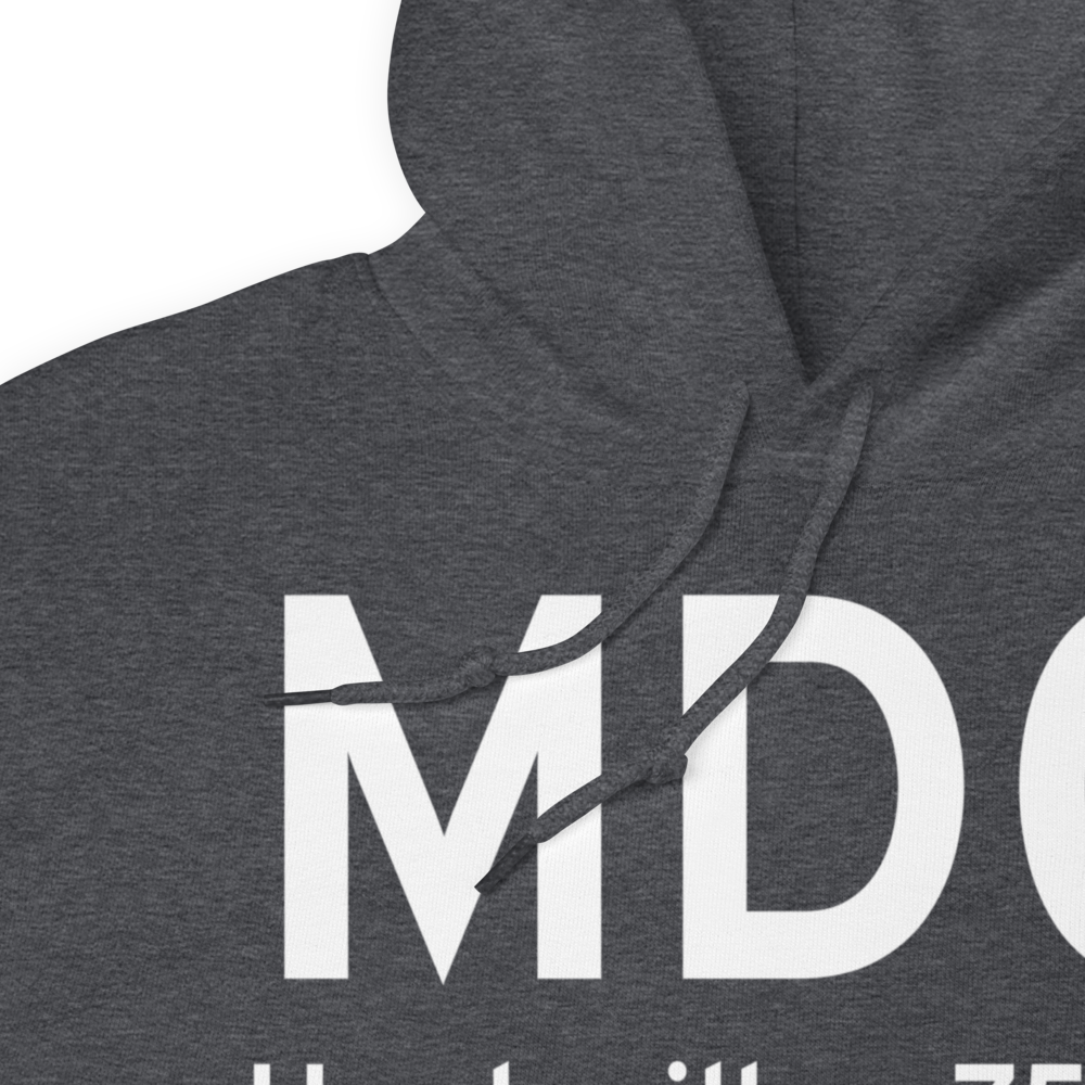 Huntsville (KMDQ) Airport Hoodie Sweatshirt 