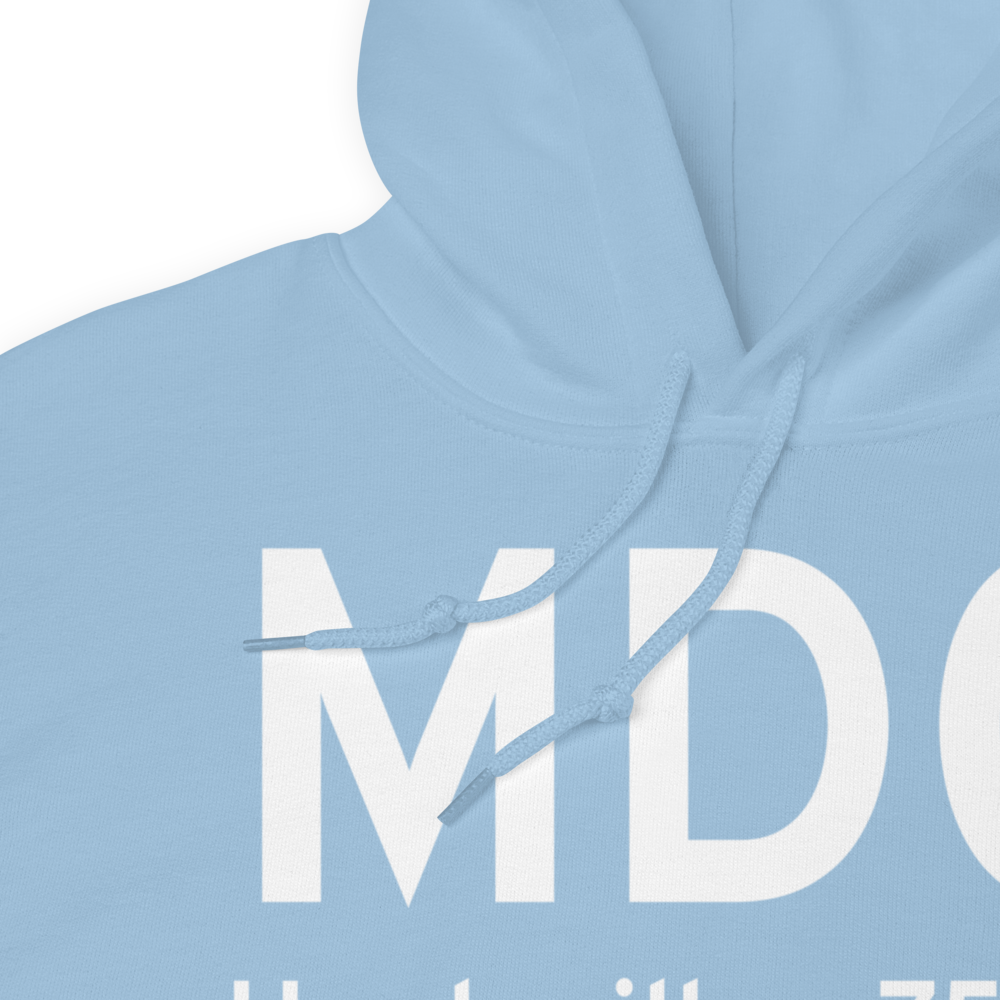 Huntsville (KMDQ) Airport Hoodie Sweatshirt 