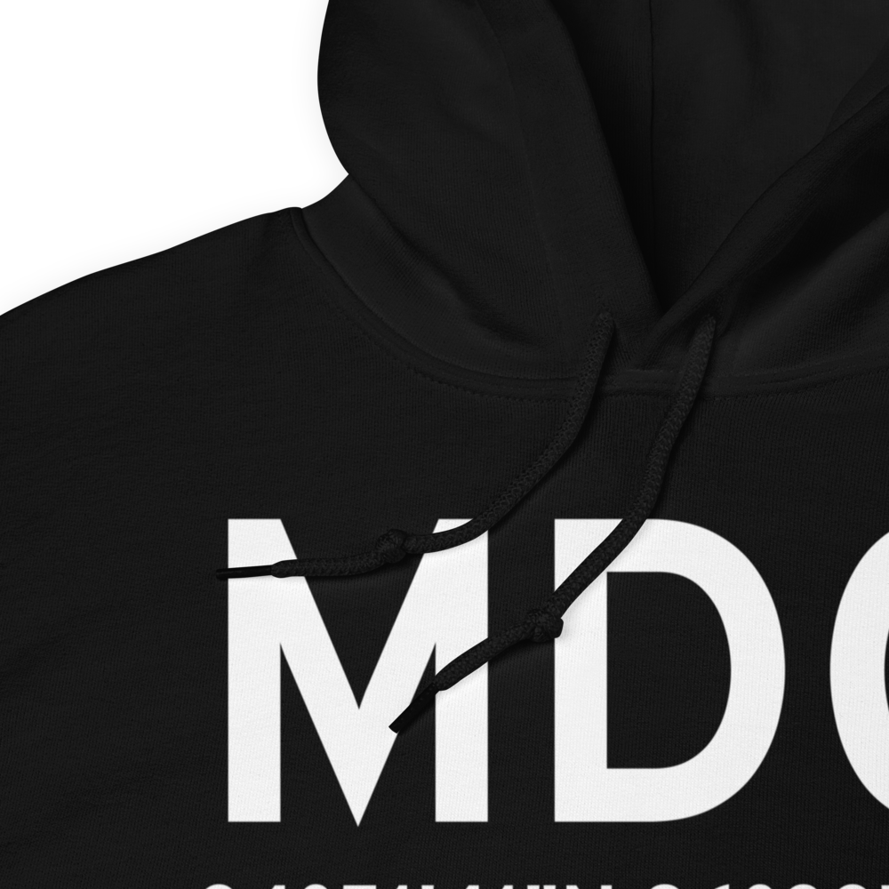 Huntsville (KMDQ) Airport Hoodie Sweatshirt 