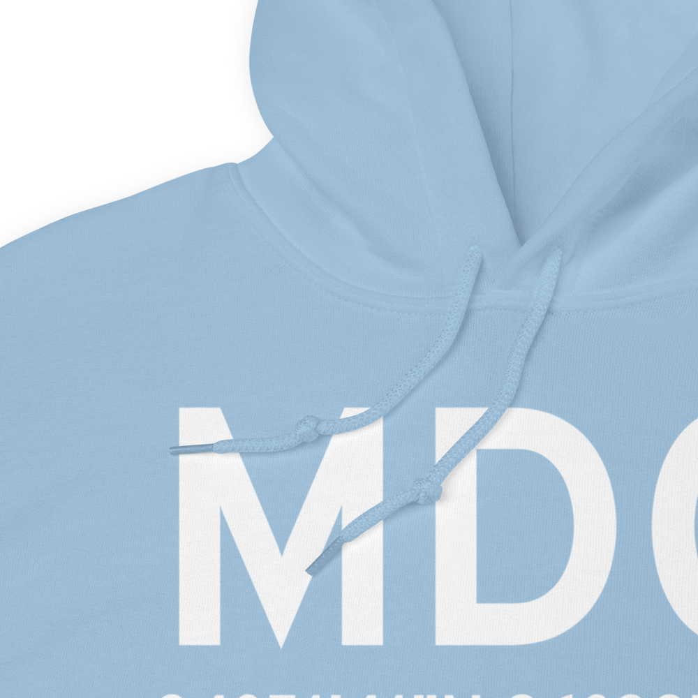 Huntsville (KMDQ) Airport Hoodie Sweatshirt 
