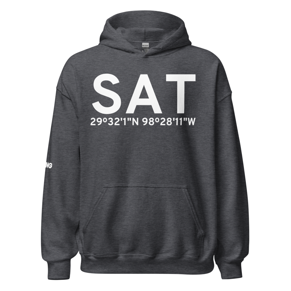 San Antonio (KSAT) Airport Hoodie Sweatshirt 