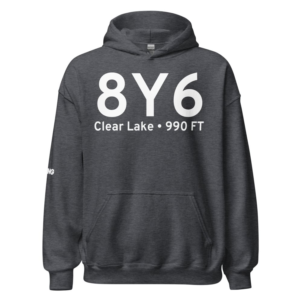 Clear Lake (K8Y6) Airport Hoodie Sweatshirt 