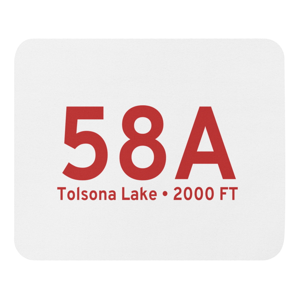 Tolsona Lake (58A) Airport  Mouse Pad 