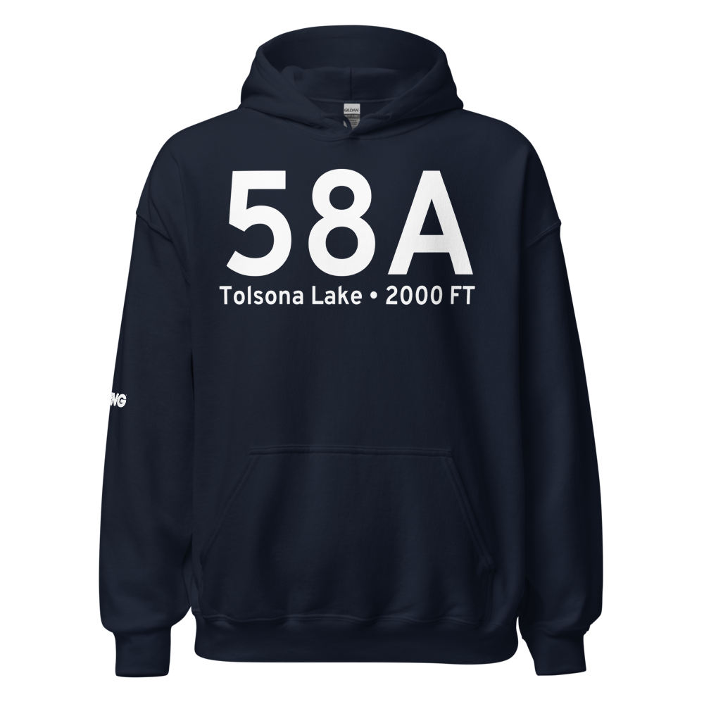 Tolsona Lake (58A) Airport Hoodie Sweatshirt 