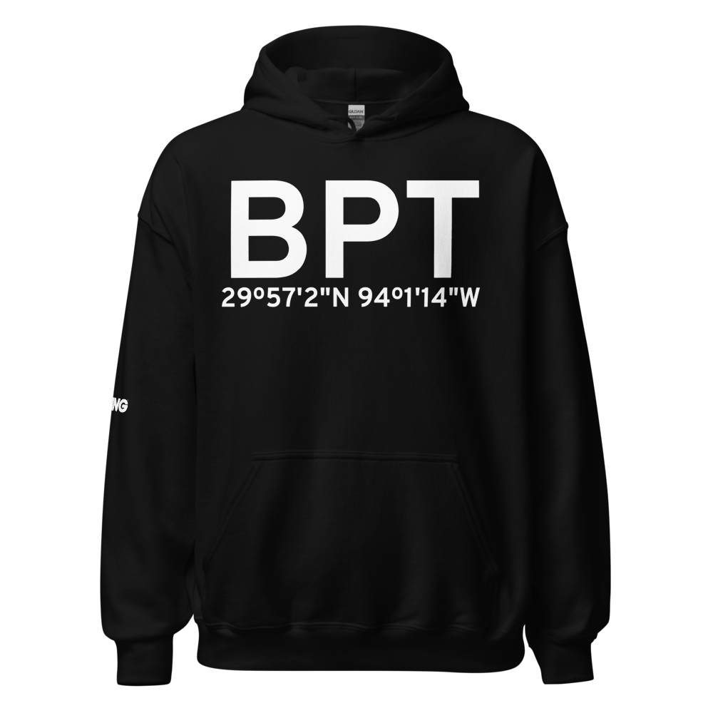 Beaumont/Port Arthur (KBPT) Airport Hoodie Sweatshirt 