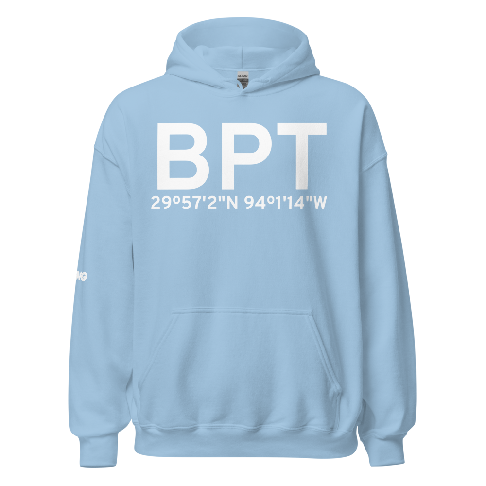 Beaumont/Port Arthur (KBPT) Airport Hoodie Sweatshirt 