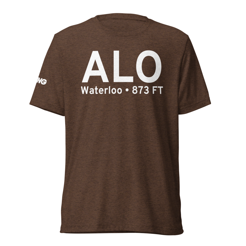 Waterloo (KALO) Airport Tri-blend T-Shirt 