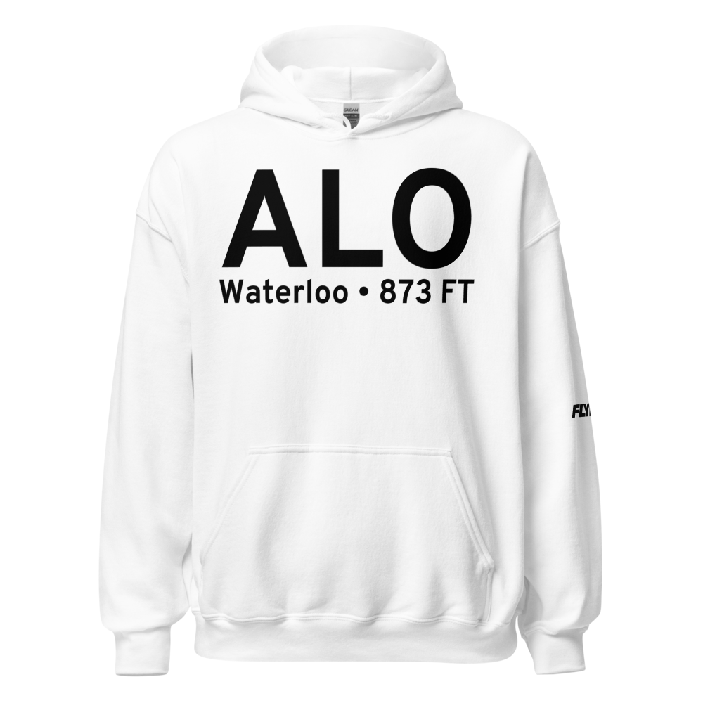 Waterloo (KALO) Airport Hoodie Sweatshirt 