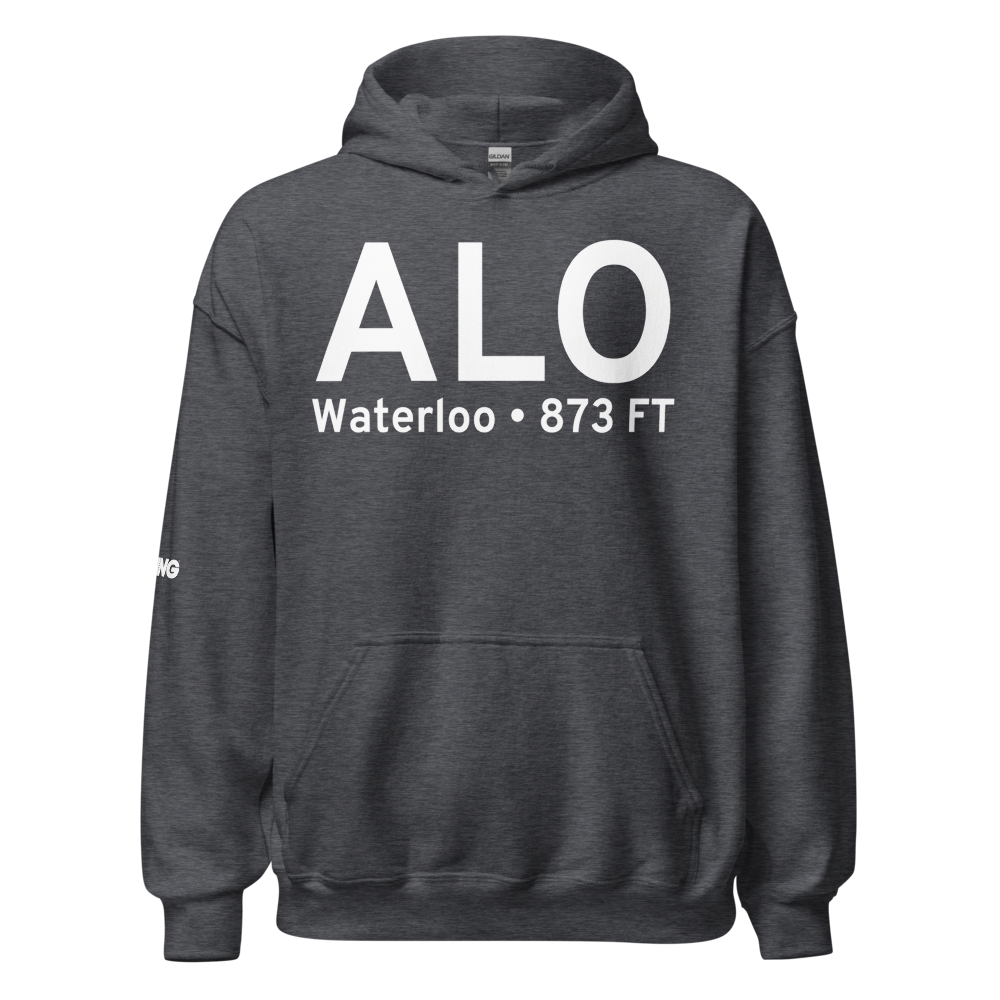 Waterloo (KALO) Airport Hoodie Sweatshirt 