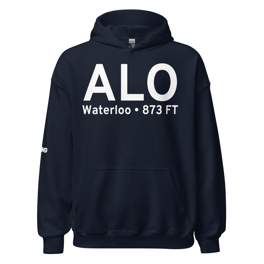 Waterloo (KALO) Airport Hoodie Sweatshirt 