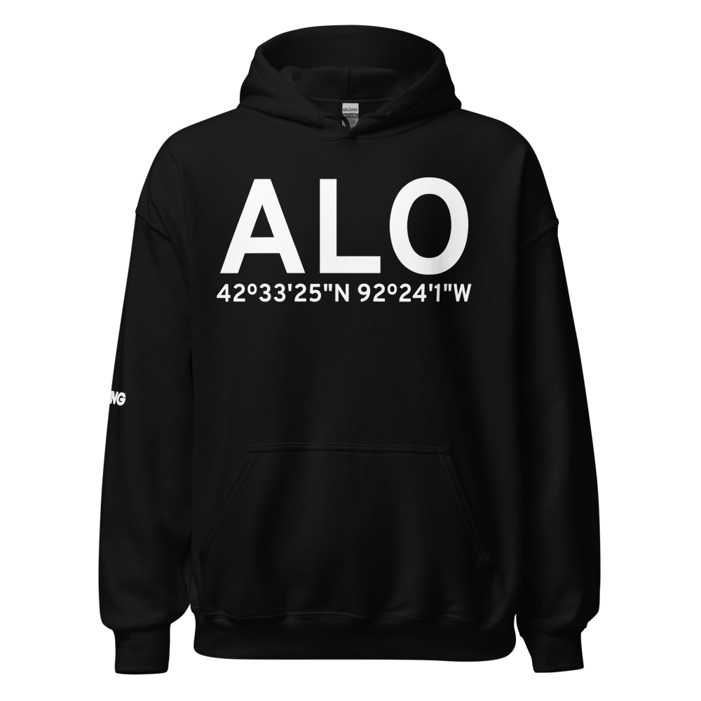 Waterloo (KALO) Airport Hoodie Sweatshirt 