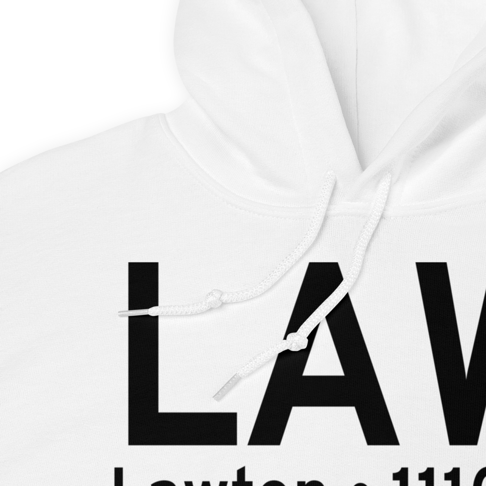 Lawton (KLAW) Airport Hoodie Sweatshirt 