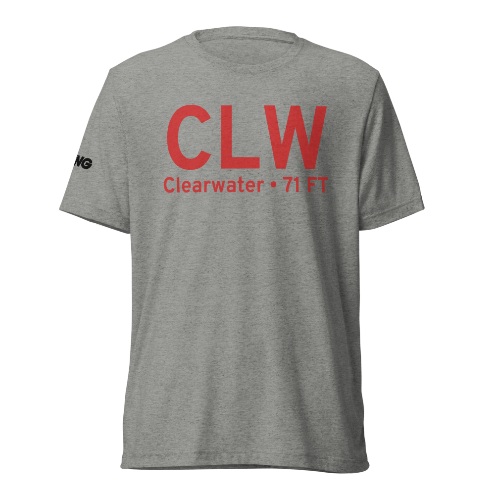 Clearwater (KCLW) Airport Tri-blend T-Shirt 