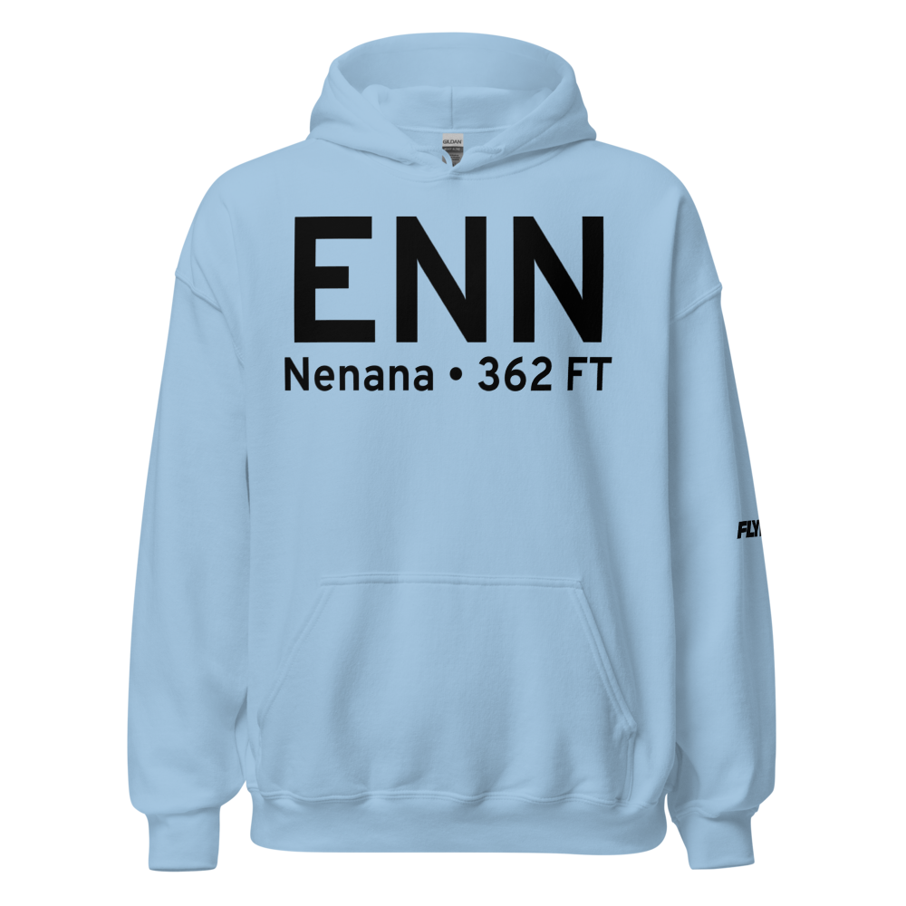 Nenana (PANN) Airport Hoodie Sweatshirt 