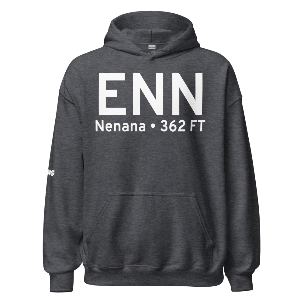 Nenana (PANN) Airport Hoodie Sweatshirt 