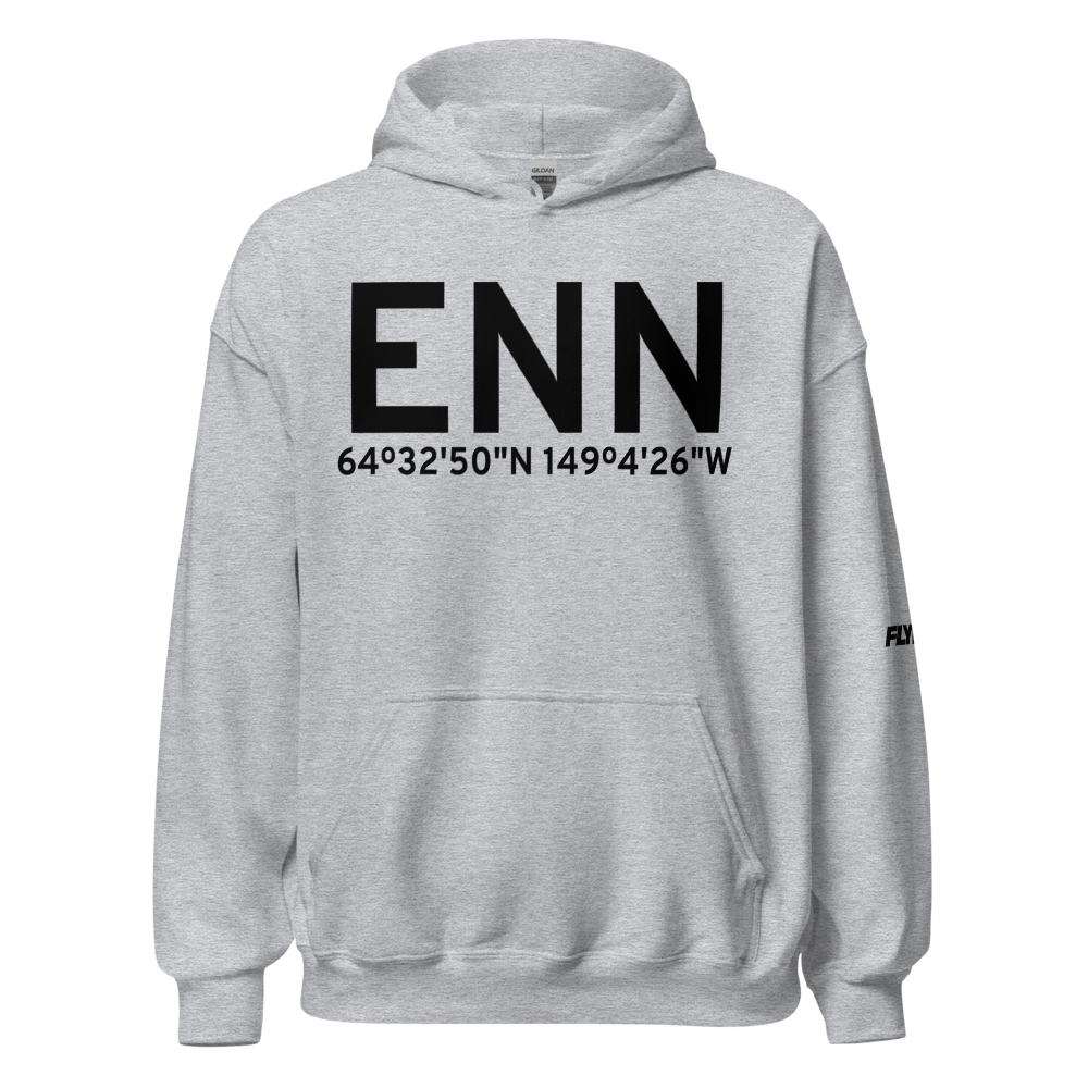 Nenana (PANN) Airport Hoodie Sweatshirt 