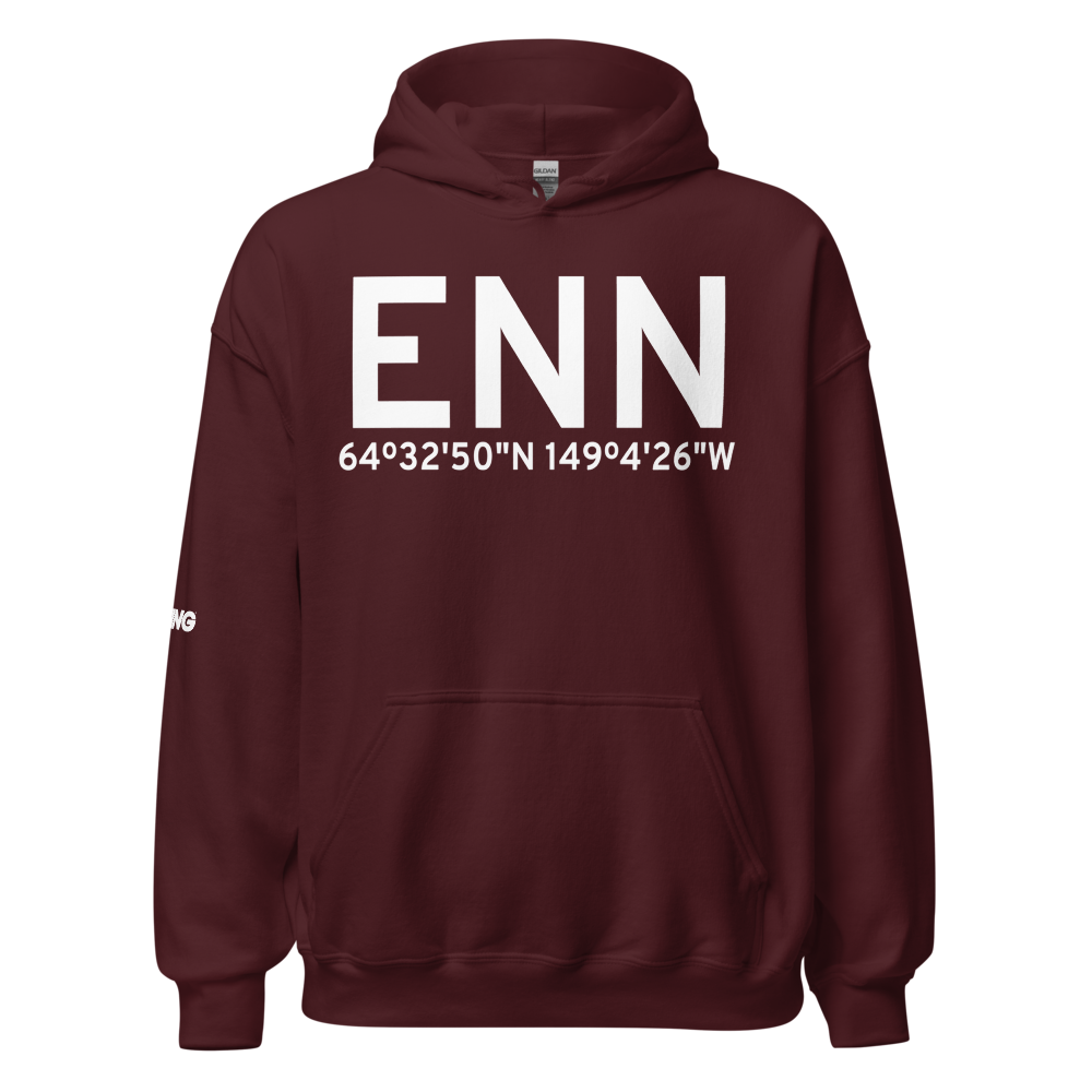 Nenana (PANN) Airport Hoodie Sweatshirt 